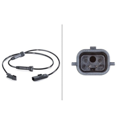 Hella ABS Wheel Speed Sensor Rear 6PU 012 806-251
