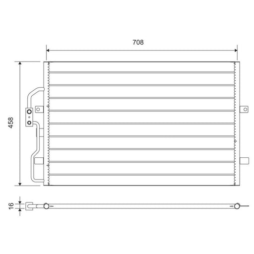 Valeo Air Conditioning Condenser 812710