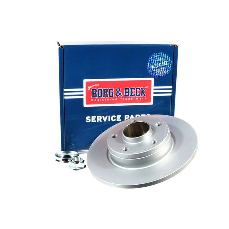 Borg & Beck 2 x Solid Rear Brake Discs BBD5813S-x2