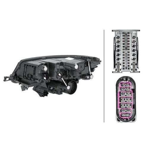 Hella Headlight Headlamp LED Right 1ZX 012 669-421