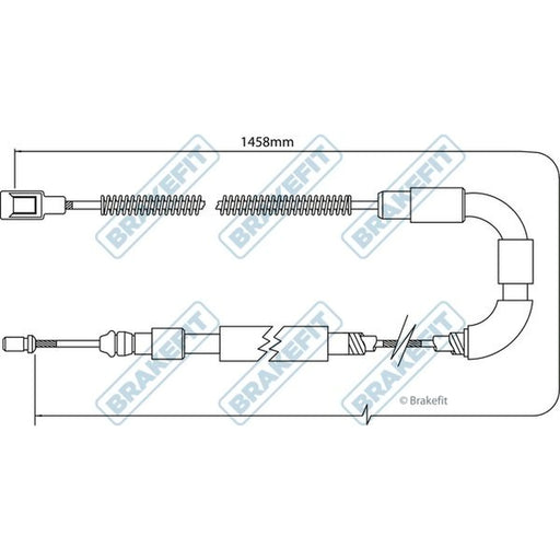 Apec Handbrake Cable Right Rear BBC3534
