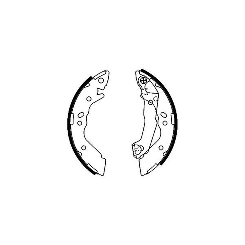 Textar Brake Shoe Set Axle Kit 91056800