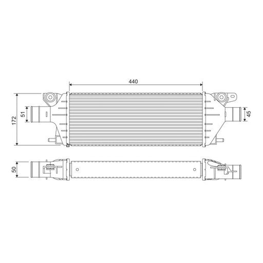 Valeo Intercooler (Charge Air Cooler) 818379