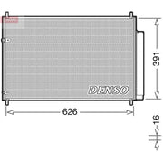 Denso Air Conditioning Condenser fits Toyota Auris 2007-2018
