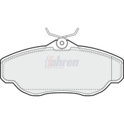 Fahren Front Brake Pad Set fits Land Rover Discovery 1998-2004 2.5 4.0