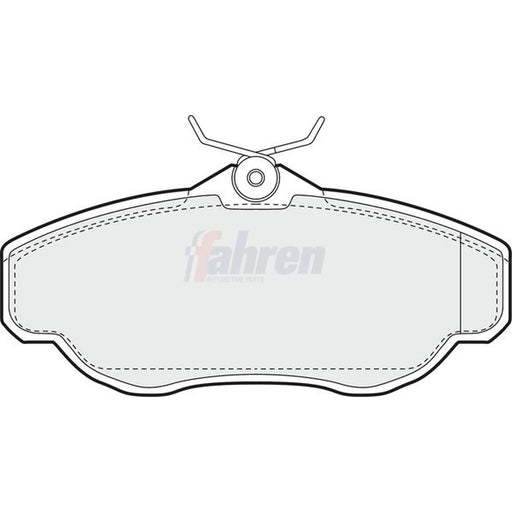 Fahren Front Brake Pad Set fits Land Rover Discovery 1998-2004 2.5 4.0