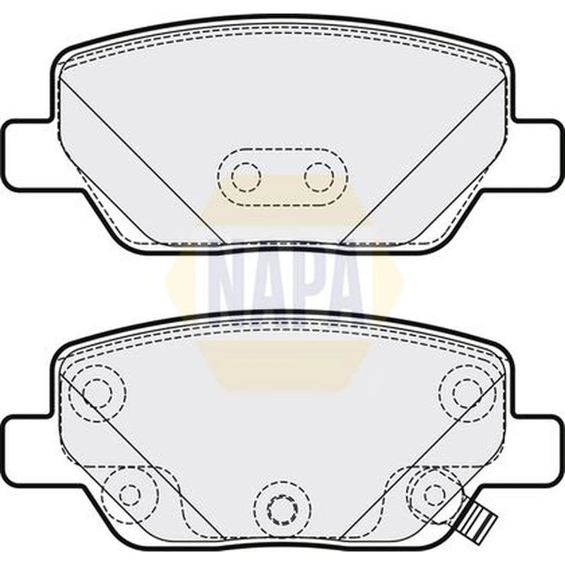 NAPA Rear Brake Pad Set NBP1550