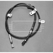 Borg & Beck Handbrake Cable Left Rear BKB1934