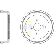 NAPA Brake Drum Assembly Rear NDR1055