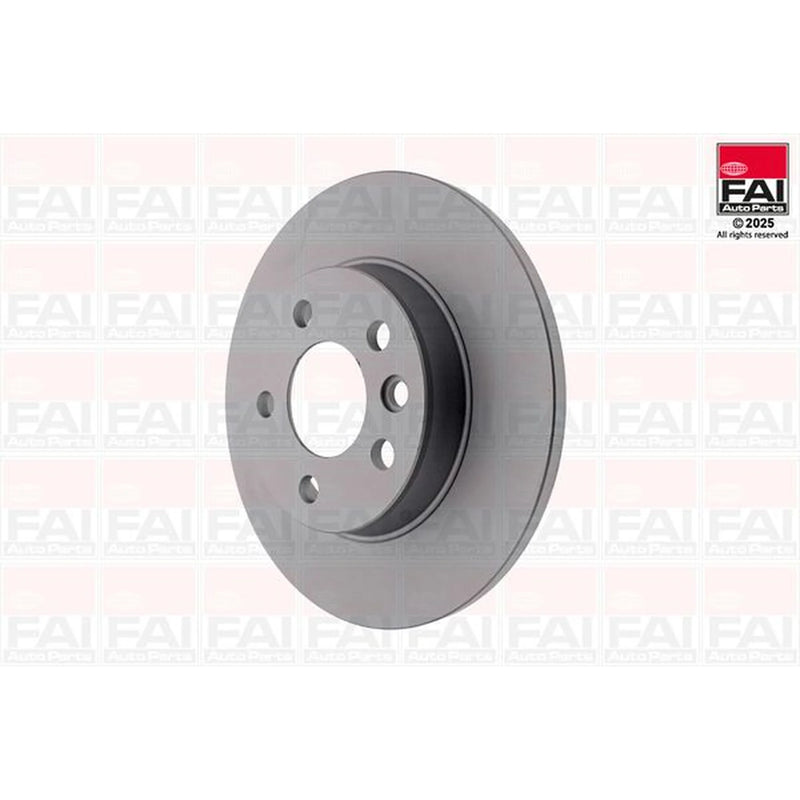 FAI 2 x Solid Rear Brake Discs BD198-x2
