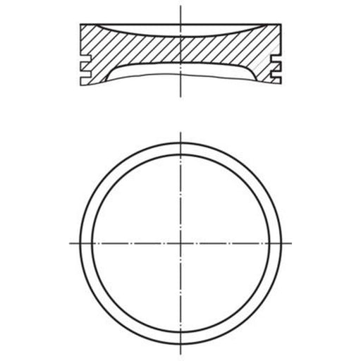 Mahle Piston Cylinder Bore = 89mm 082 05 01