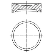 Mahle Piston Cylinder Bore = 89mm 082 05 02