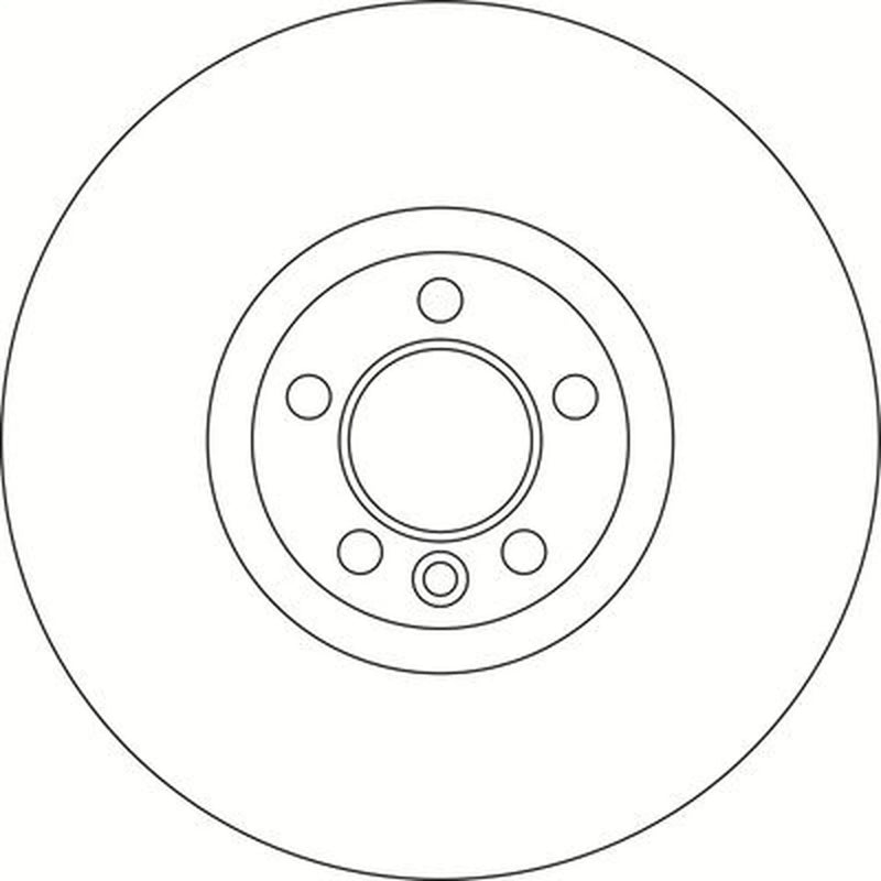Abtex 2 x Vented Front Brake Discs BD1737V-x2