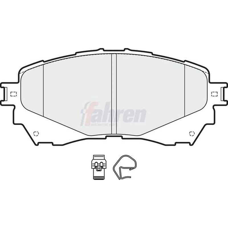 Fahren Front Brake Pad Set fits Mazda 6 2012-2020 2.0 2.2 2.5
