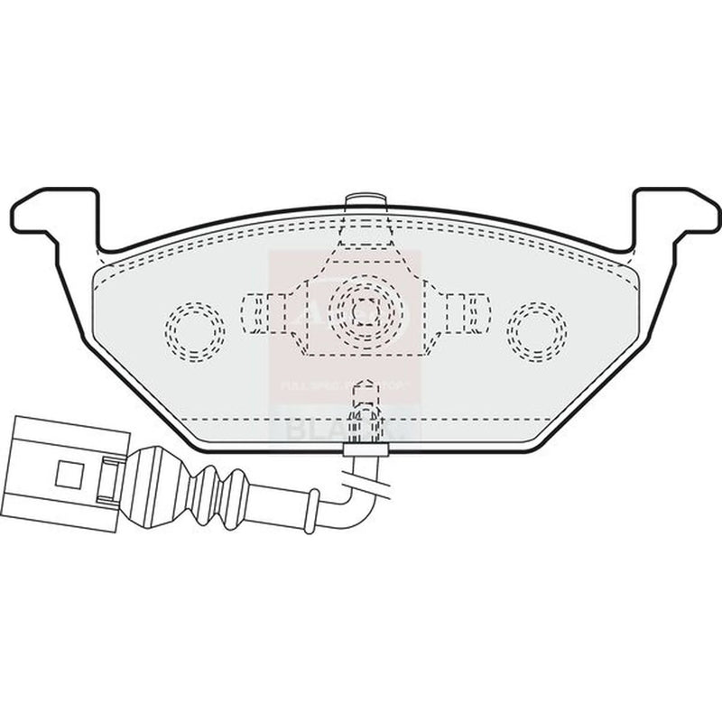Apec Front Brake Pad Set PAD1109B