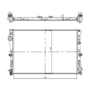 NRF Engine Radiator 50040