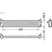 Denso Engine Radiator fits Toyota Prius Plus 2011 on 1.8