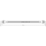 Abtex Brake Hydraulic Hose Line inner ABH1045