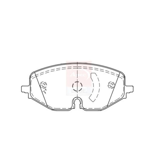 Apec Front Brake Pad Set PD3950