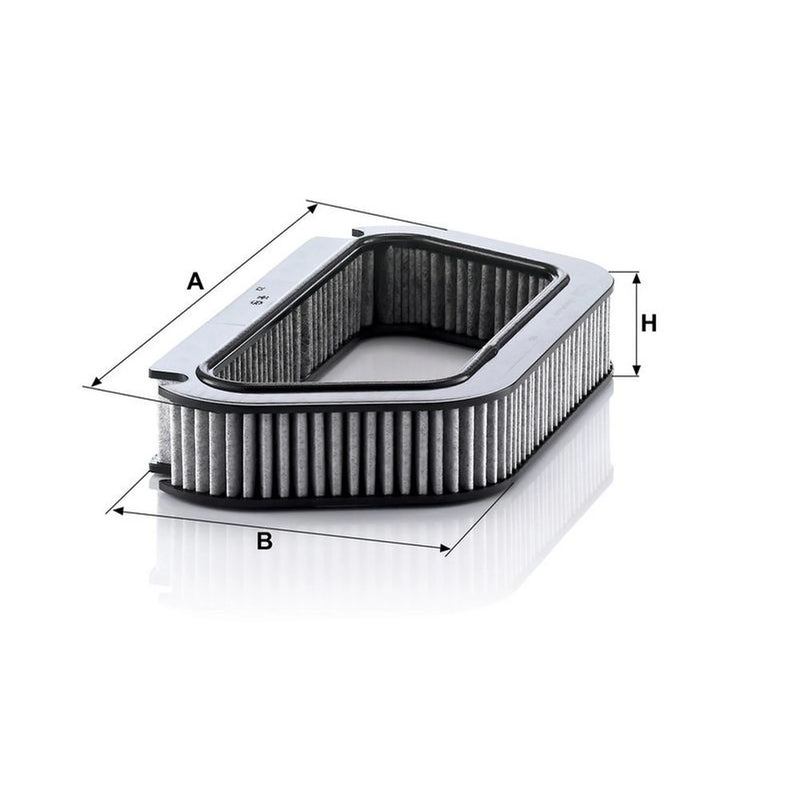 MANN-FILTER Cabin Air Filter (Pollen Filter) Eng.compart. middle CUK 4136