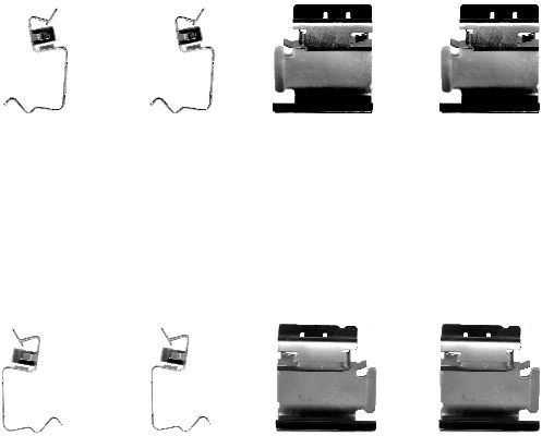 Textar Brake Pad Accessory Fitting Kit 82054200
