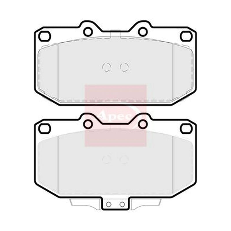 Apec Front Brake Pad Set PAD2316