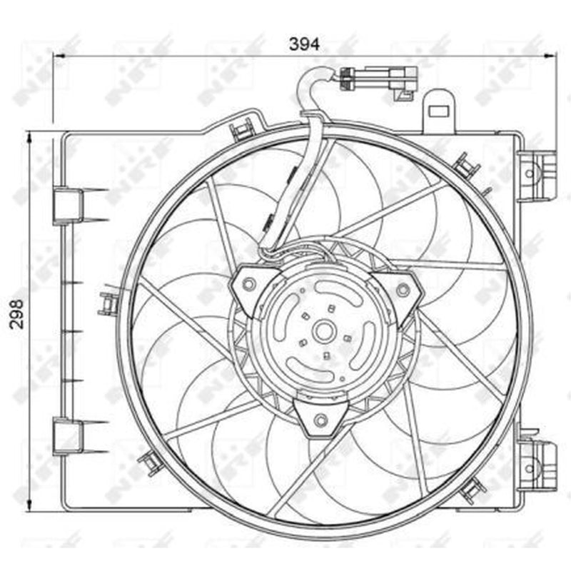 NRF Engine Cooling Fan 47063