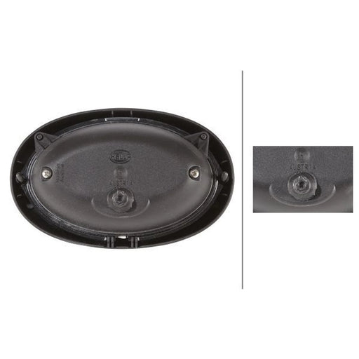 Hella Headlight Headlamp H7 Right 1BA 996 261-021
