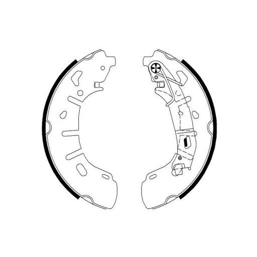 Mintex Brake Shoe Set Axle Kit MFR732