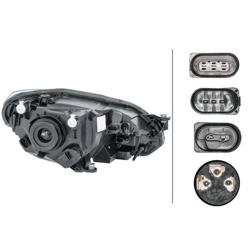 Hella Headlight Headlamp PY21W Left 1EL 012 644-011