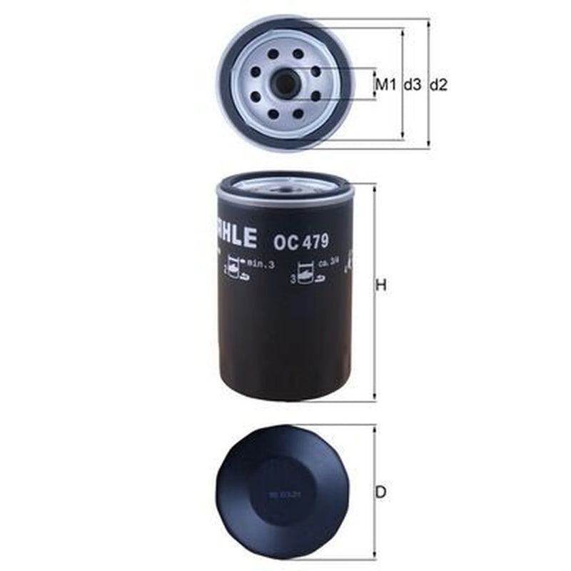 Mahle Engine Oil Filter OC 479