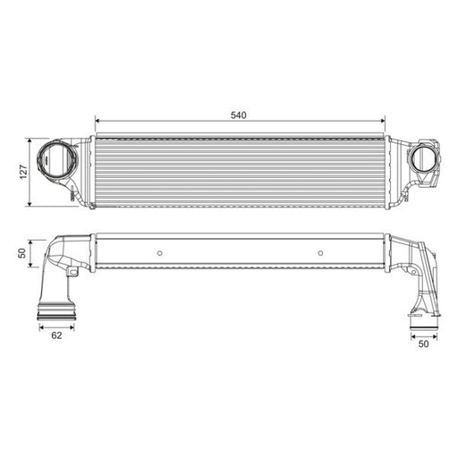 Valeo Intercooler (Charge Air Cooler) 818716