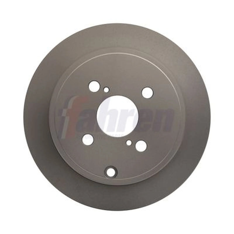 Fahren 2 x Solid Brake Discs fits Toyota Corolla 1997-2008 1.4 1.6