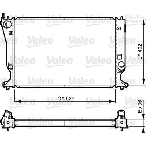 Valeo Engine Radiator 735573