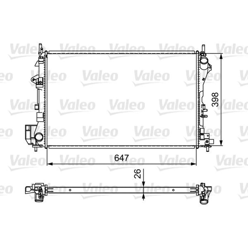 Valeo Engine Radiator 732877