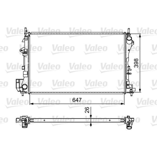 Valeo Engine Radiator 732877