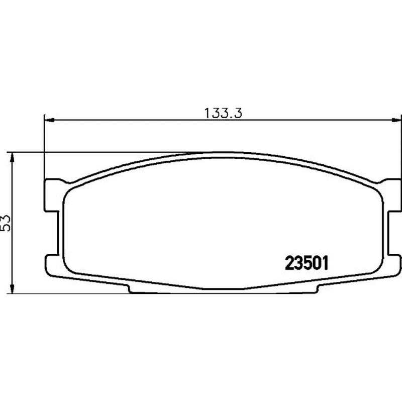 Mintex Front Brake Pad Set MDB1449