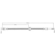 Abtex Brake Hydraulic Hose Line Right ABH1180
