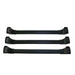 Aluminium Roof Bars Rack Black Set of 3 fits Volkswagen Caddy 2021- - Omtec - Van Life Living