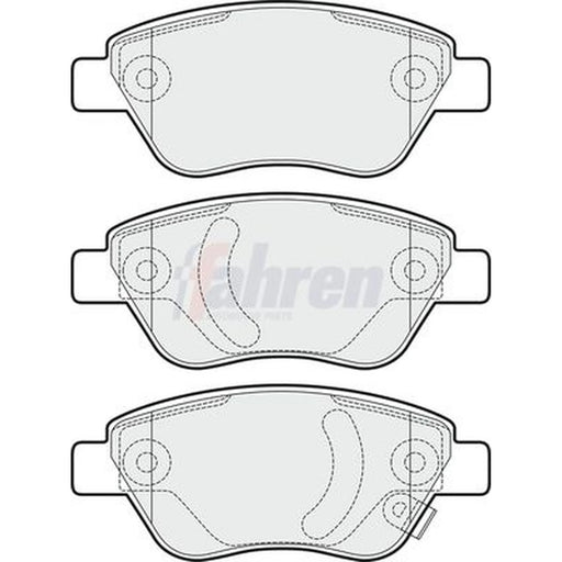 Fahren Front Brake Pad Set FBP3064