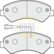NAPA Front Brake Pad Set NBP1687