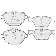 Fahren Front & Rear Pads fits BMW 5 2009-2017