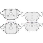 Fahren Front & Rear Pads fits BMW X4 2015-2018
