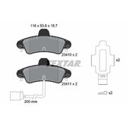 Textar Rear Brake Pad Set 2341008