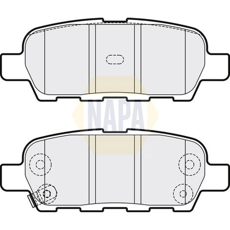 NAPA Rear Brake Pad Set NBP1395
