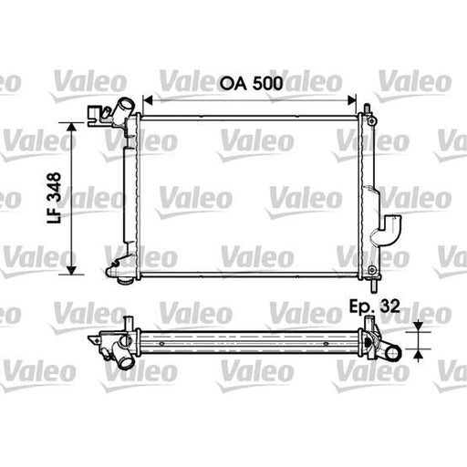 Valeo Engine Radiator 732349