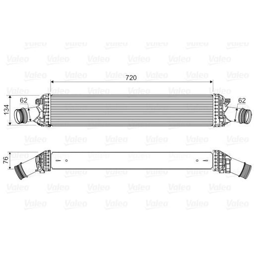 Valeo Intercooler (Charge Air Cooler) 818654