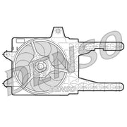 Denso Engine Cooling Fan fits Fiat Punto 1993-1999 1.2 1.6