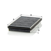 MANN-FILTER Cabin Air Filter (Pollen Filter) Eng.compart. pas CUK 3020
