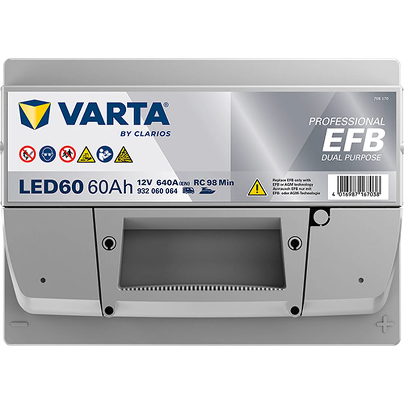 Varta Battery 12V 60Ah 640A 932060064K312